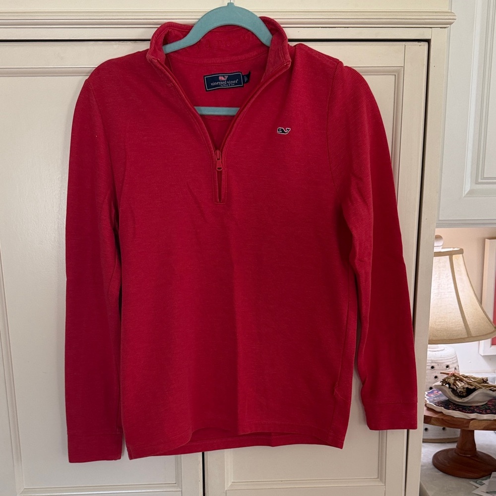 Vineyard Vines red Quarter-Zip